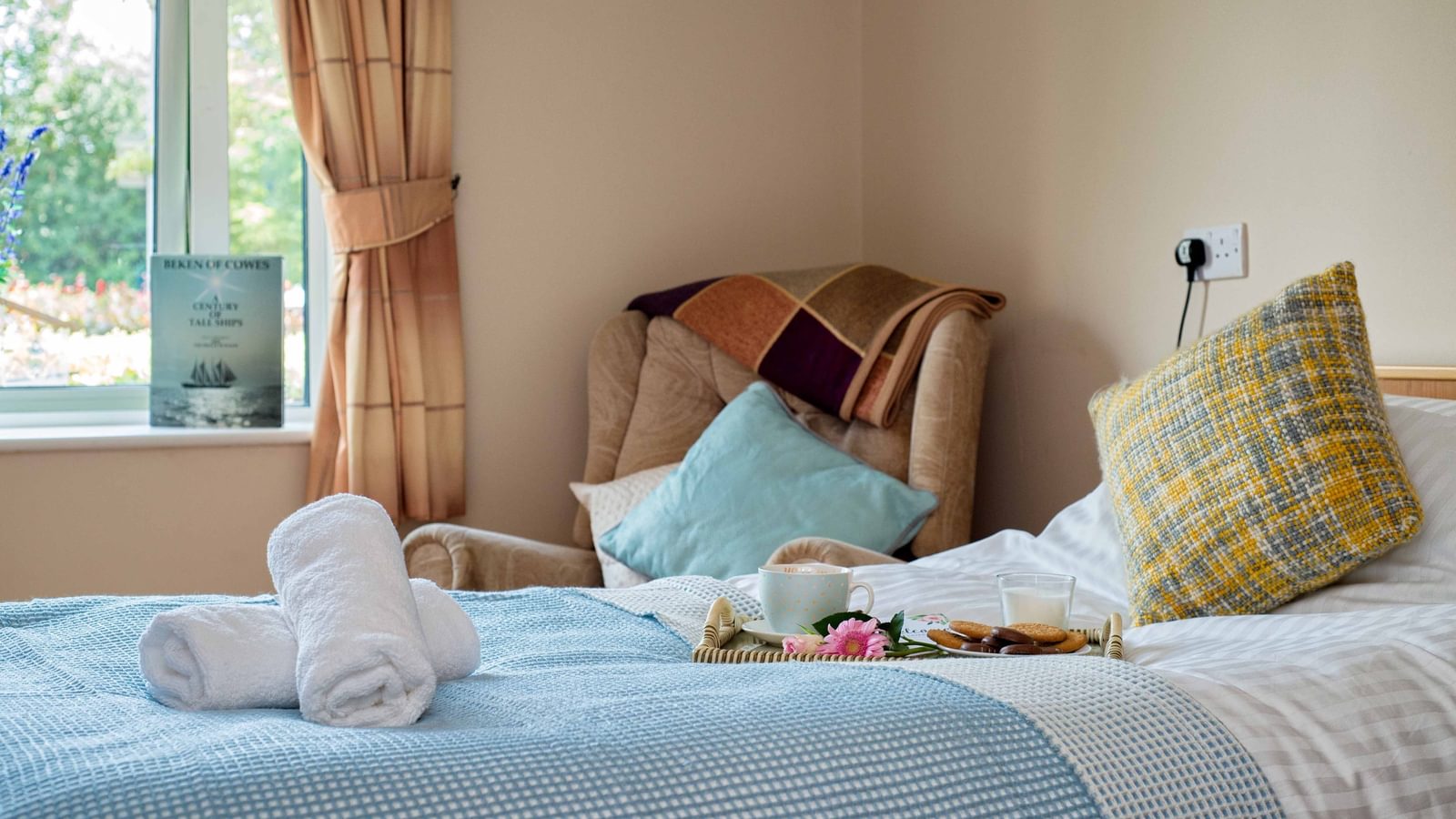 Laverstock Care Home resident bedroom