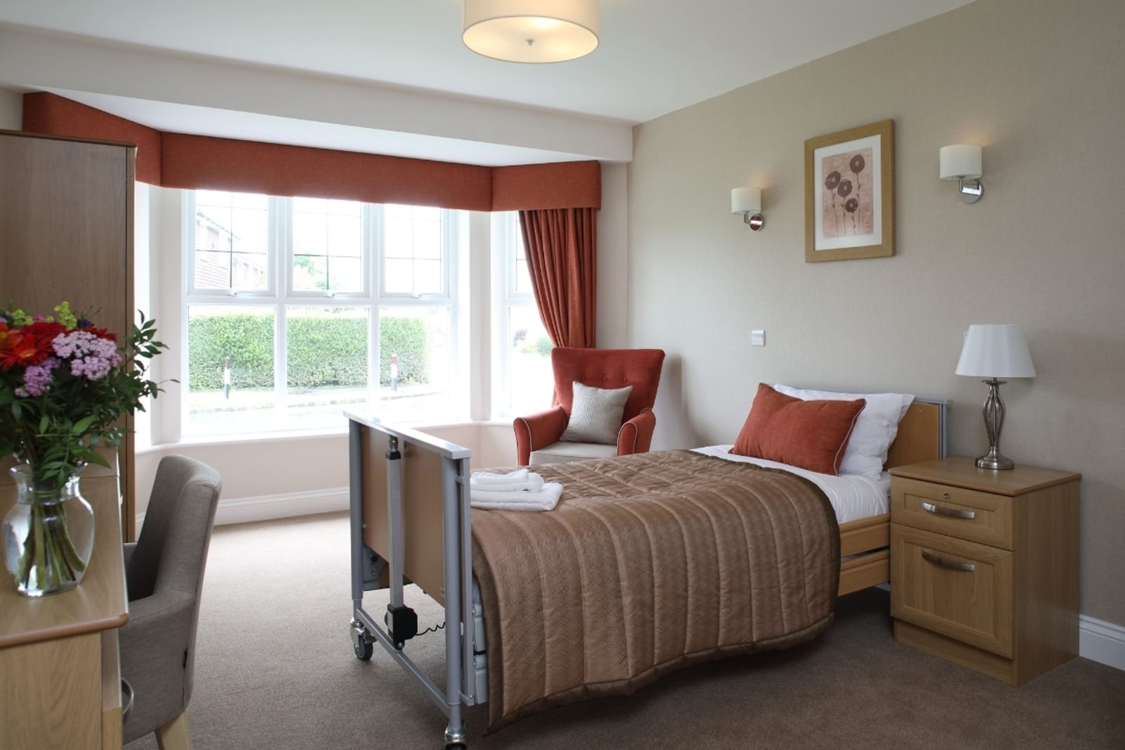 Parris Lawn Care Home resident bedroom