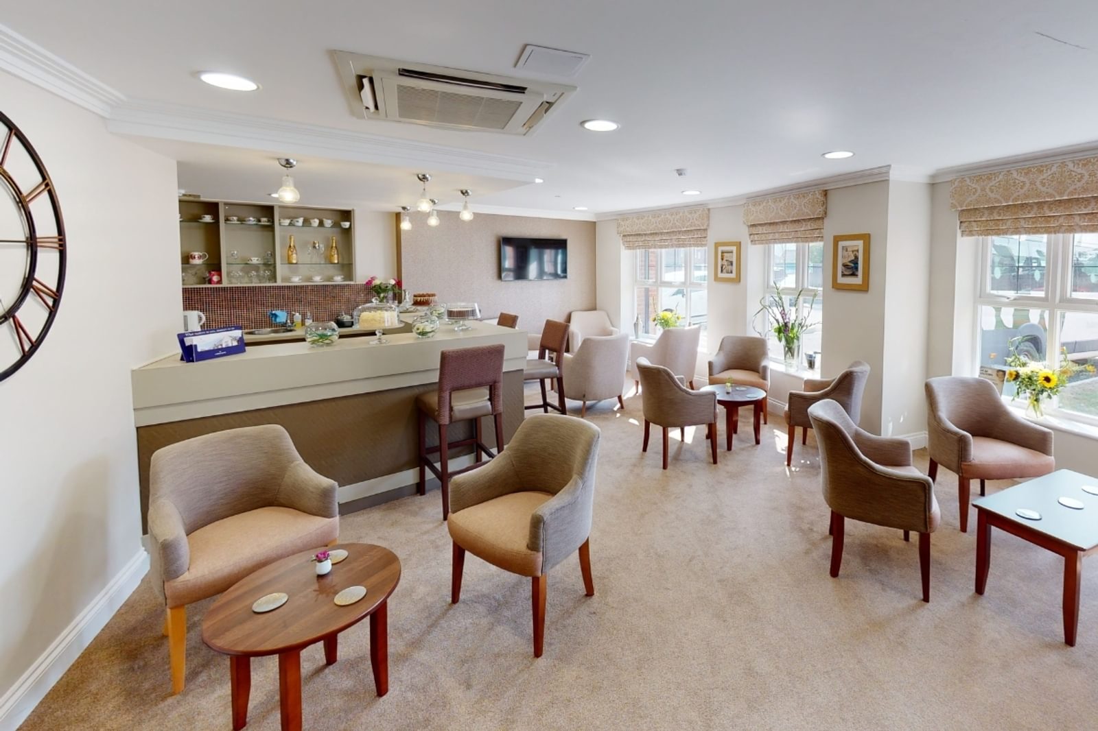 Parris Lawn Care Home resident bistro