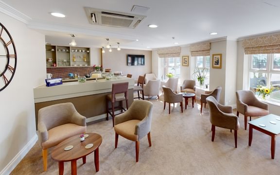Parris Lawn Care Home resident bistro
