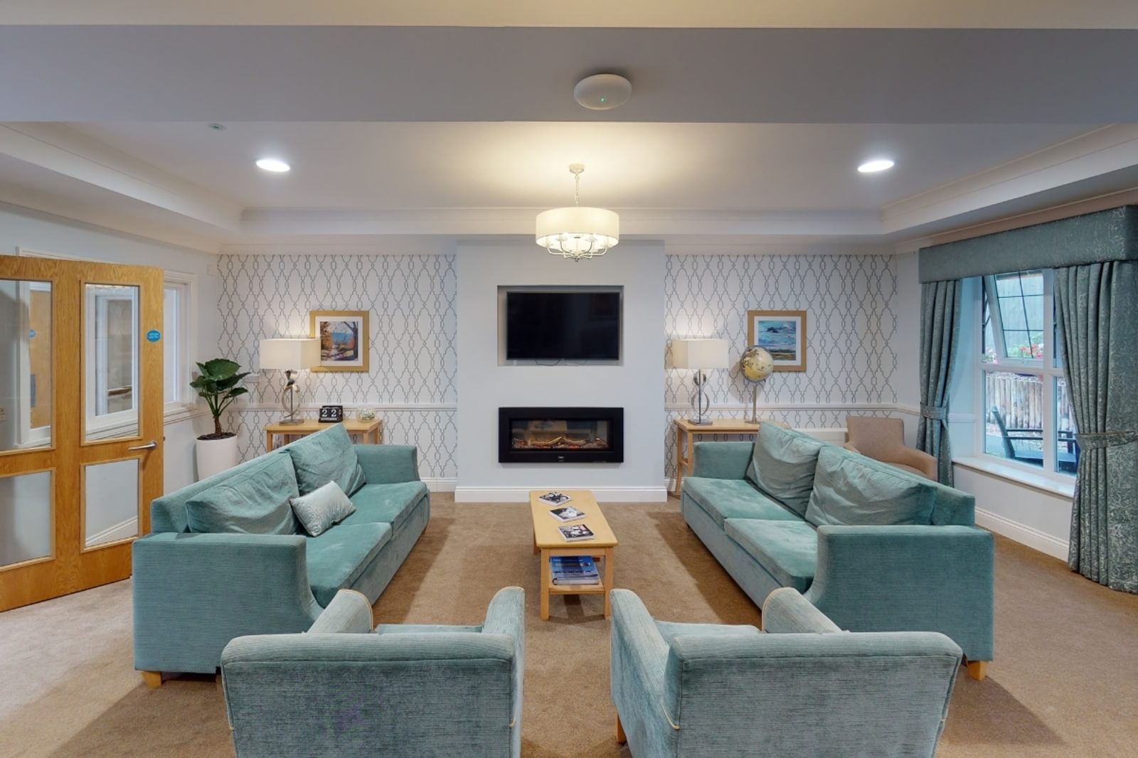 Parris Lawn Care Home resident lounge