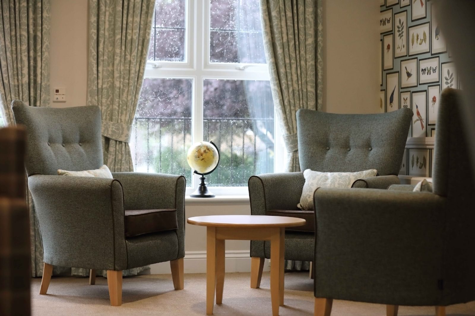 Parris Lawn Care Home resident lounge area