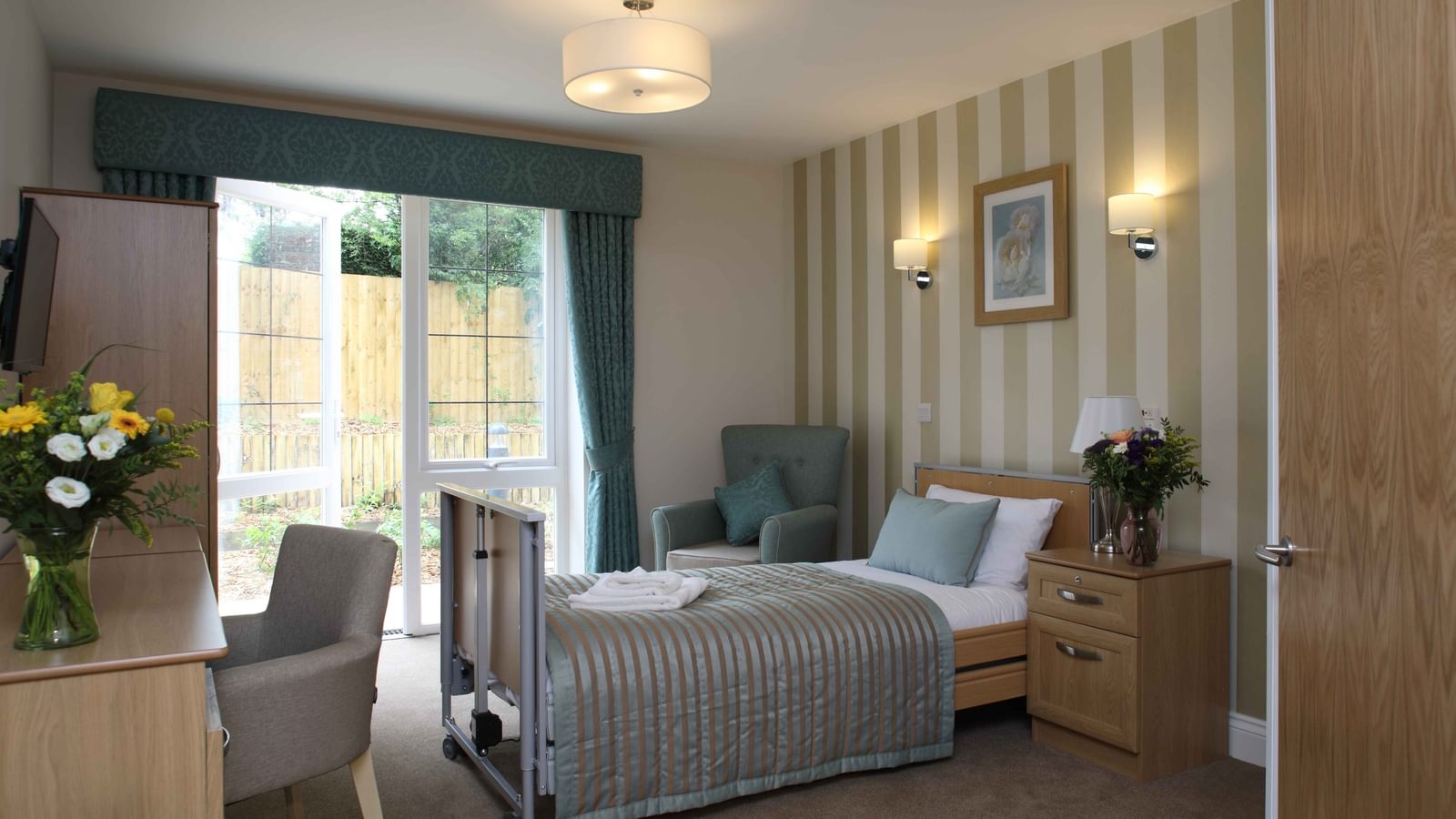 Parris Lawn Care Home Resident bedroom
