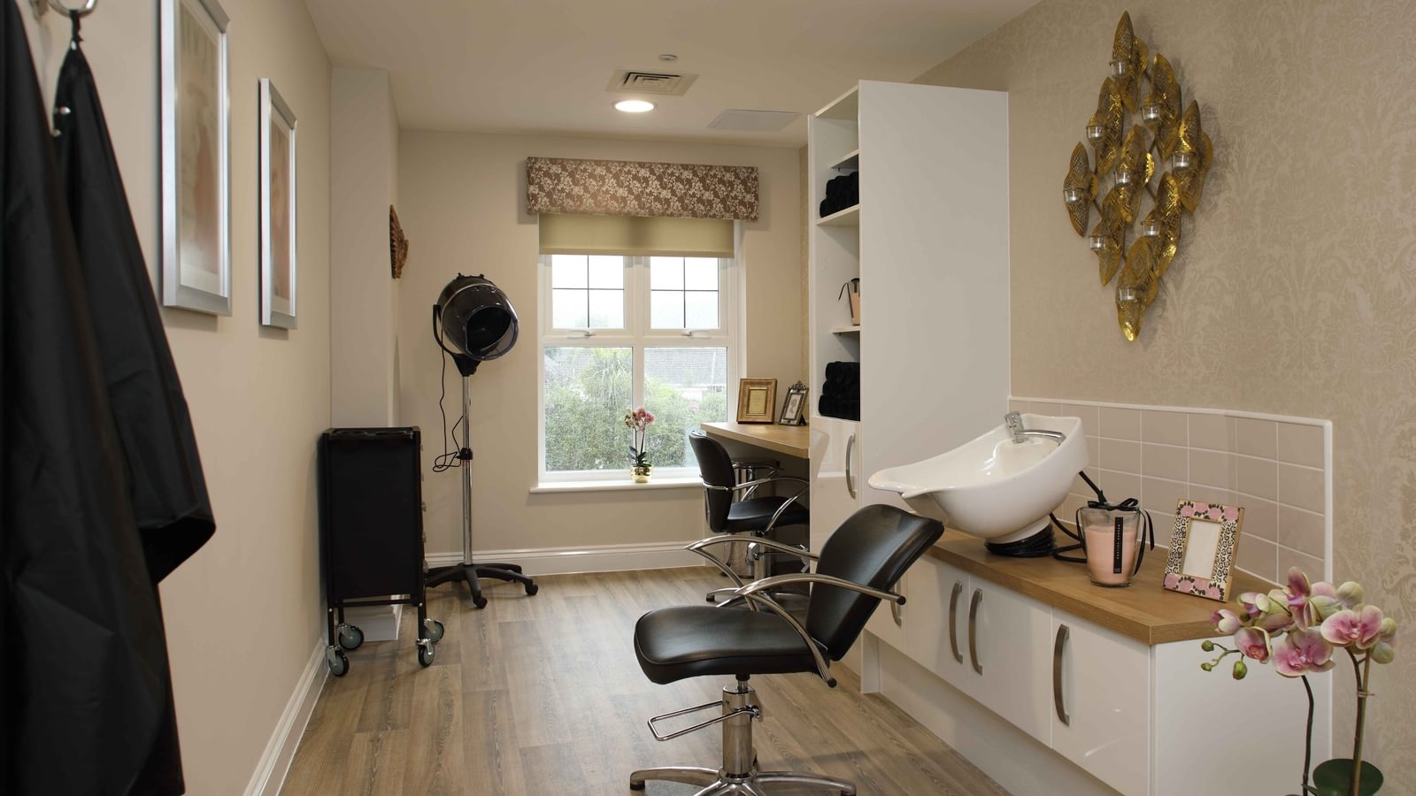 Parris Lawn Care Home hair salon in a care home