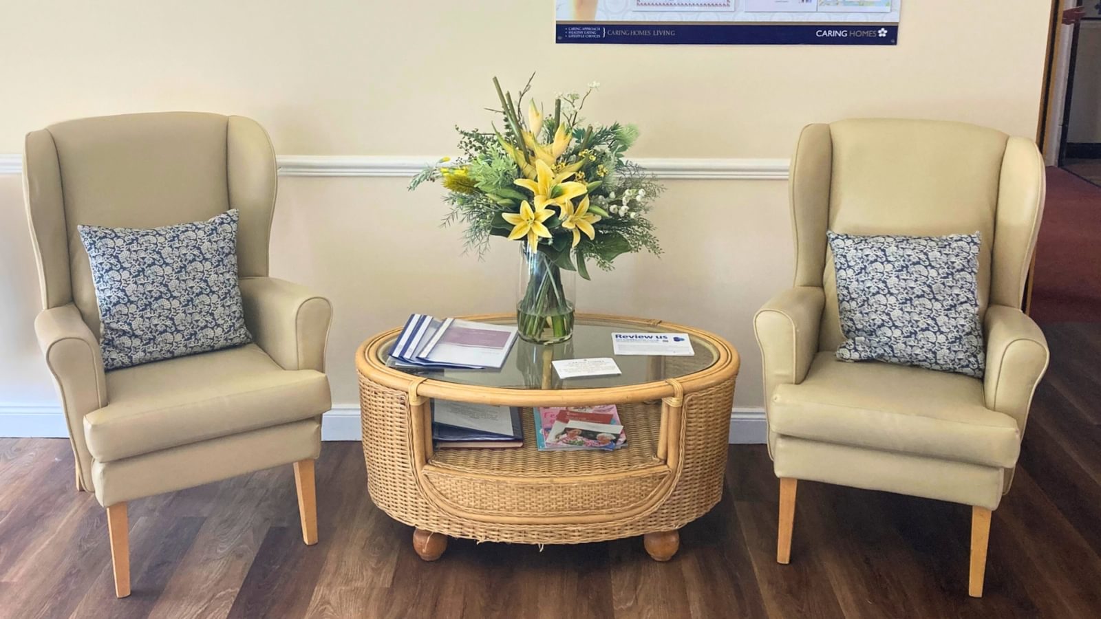 Sanford House Nursing Home in Dereham, Norfolk - reception area
