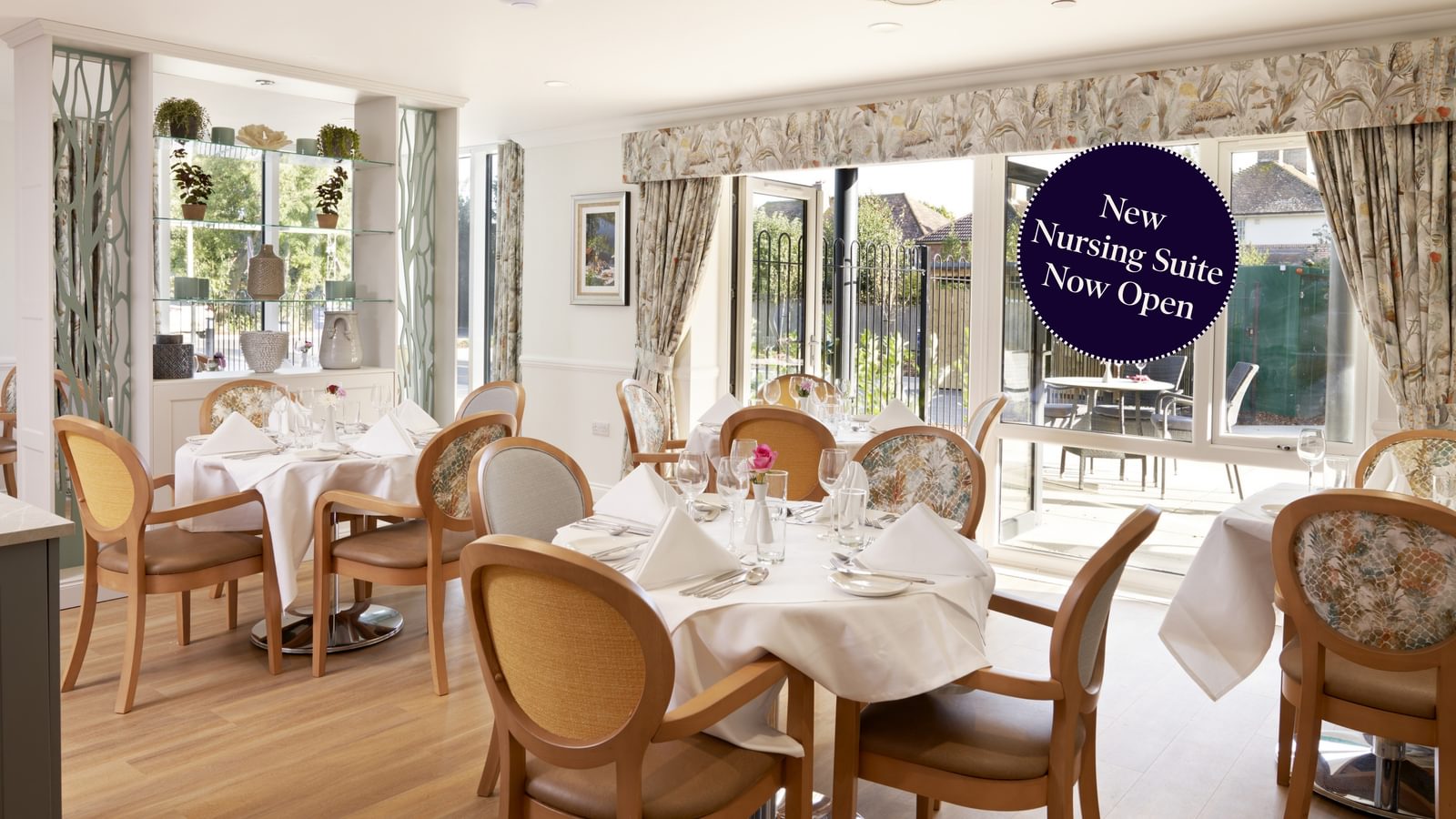 Tarring Manor Care Home dining room
