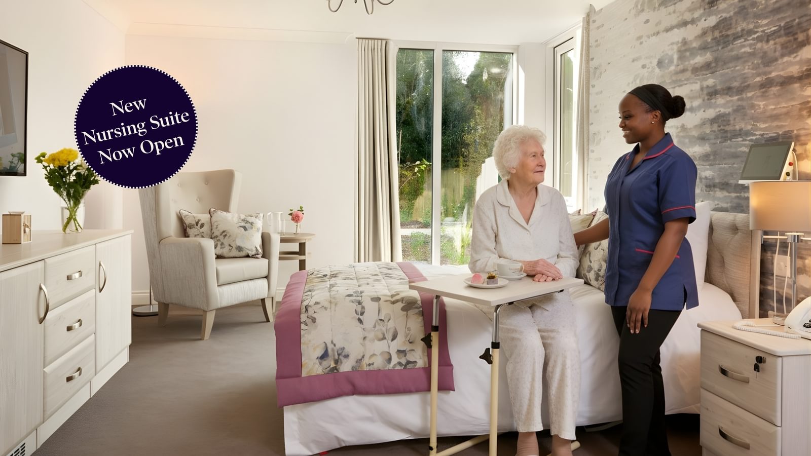 Tarring Manor Care Home resident bedroom
