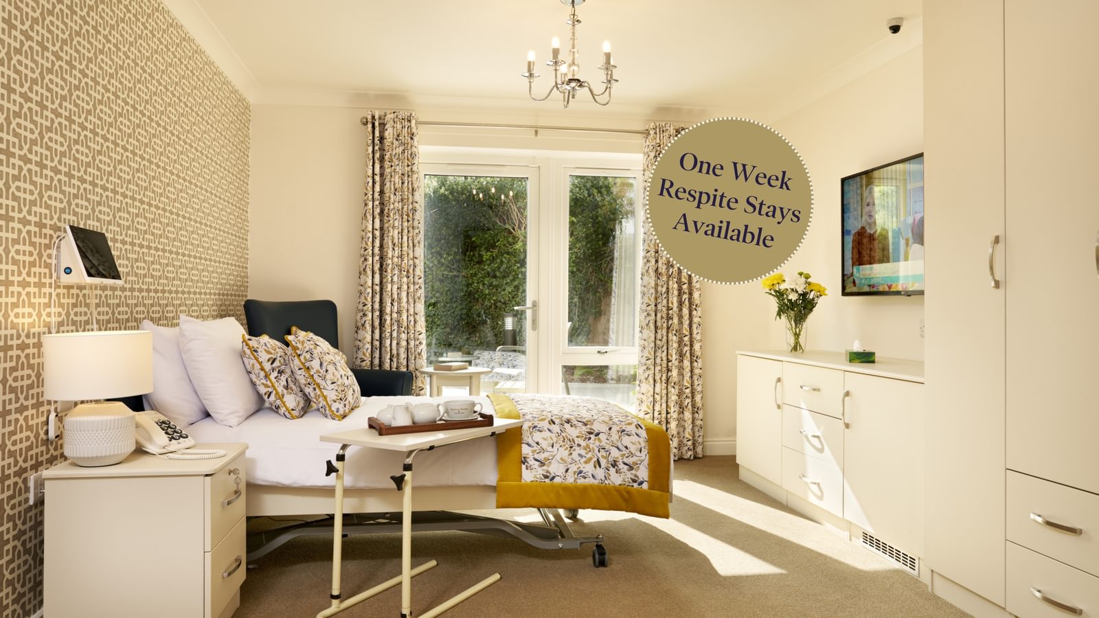 Tarring Manor Care Home resident bedroom