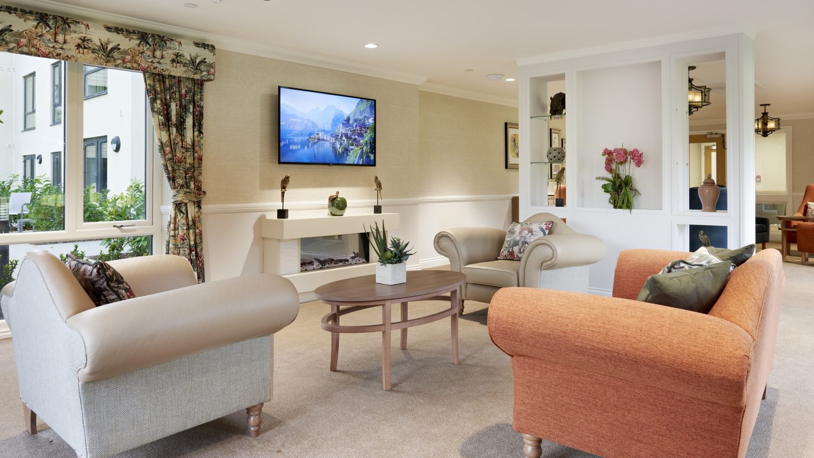 Tarring Manor Care Home sitting room area