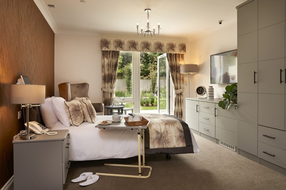 Tarring Manor Care Home typical residents bedroom