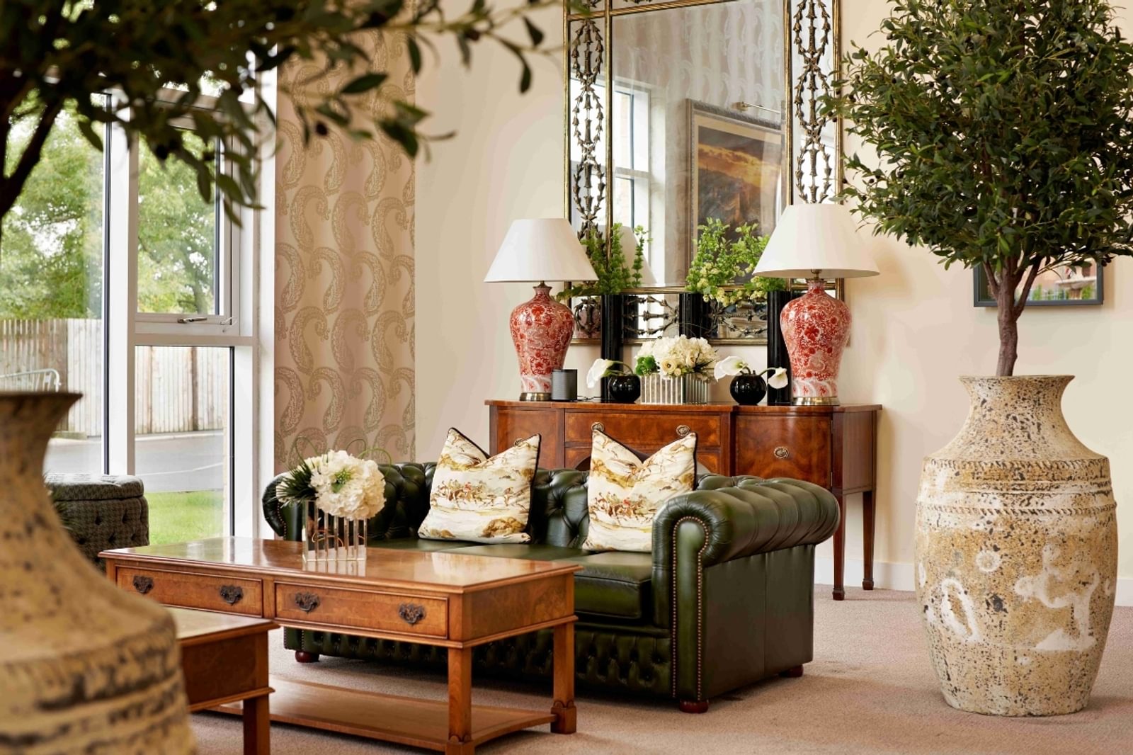 The Manor Care Home reception lounge