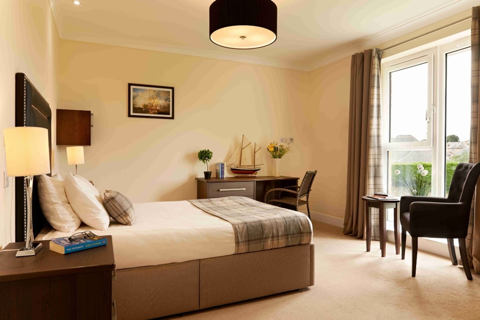 The Manor Care Home resident bedroom