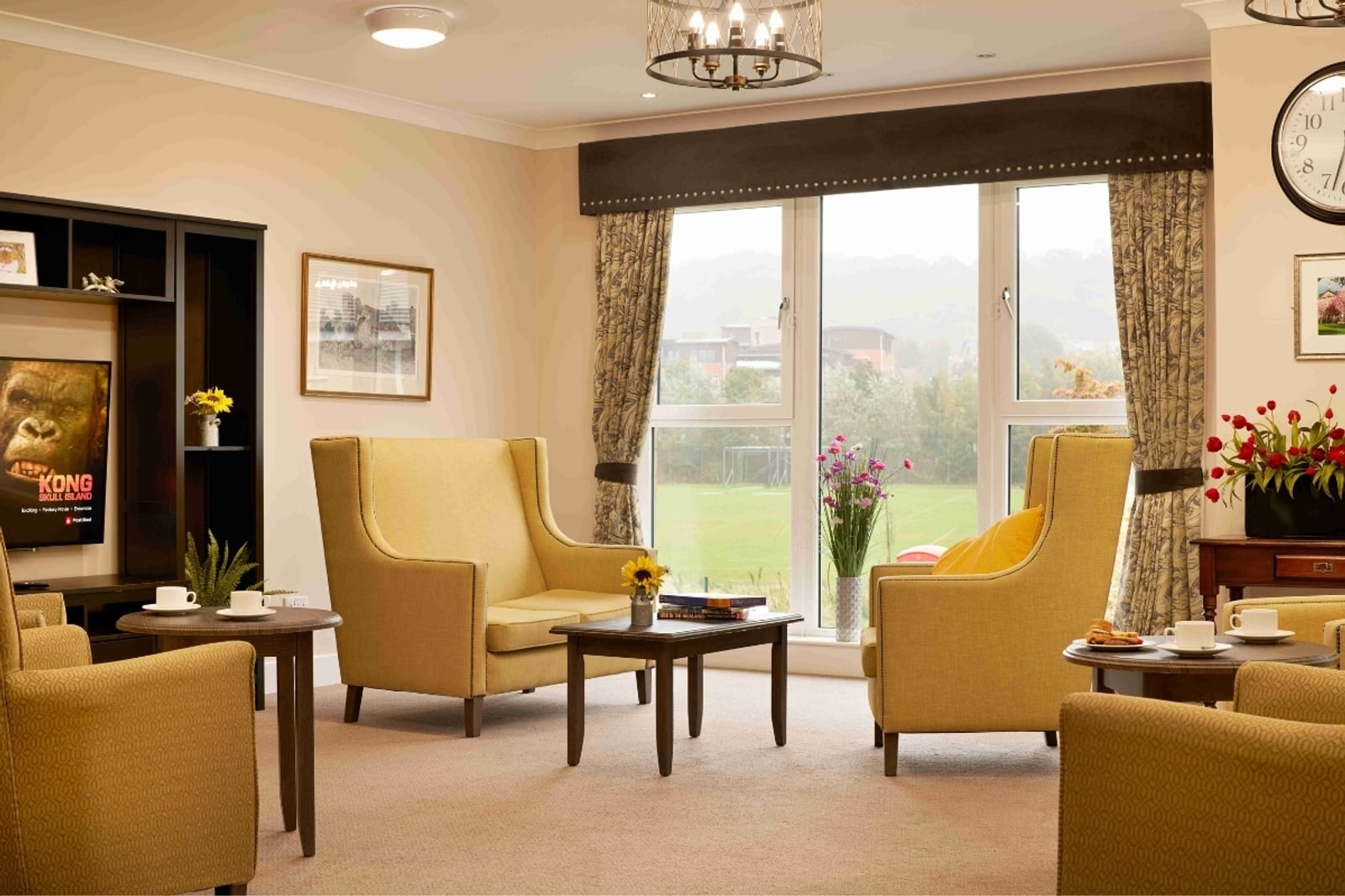 The Manor Care Home resident lounge