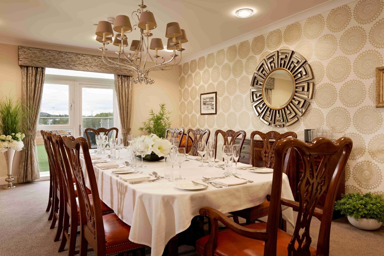 The Manor Care Home resident private dining room