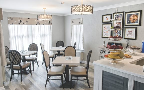 The Orchard Care home dining room