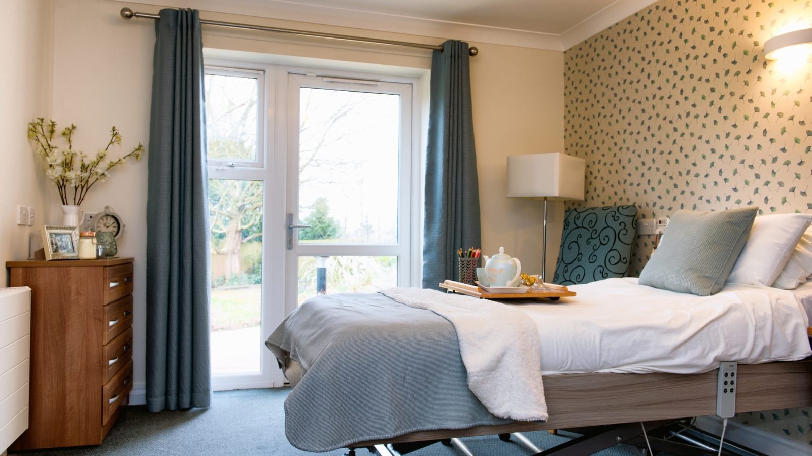 The Orchard Nursing Home in St Albans, resident bedroom