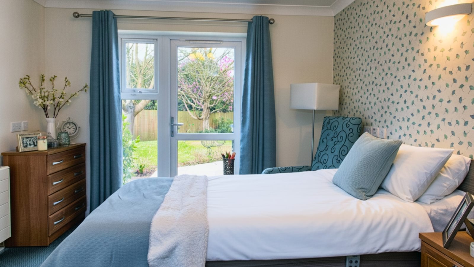 The Orchard Nursing Home in St Albans, resident bedroom