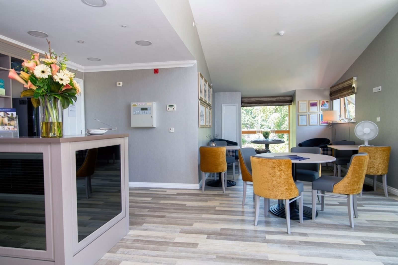 Whittington House Care Home in Cheltenham, Gloucestershire care home bistro for residents to enjoy a coffee cafe
