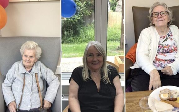 Caring residents at Guysfield Care Home in Letchworth