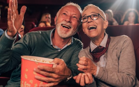Dementia Friendly cinema event at a Caring Homes care home