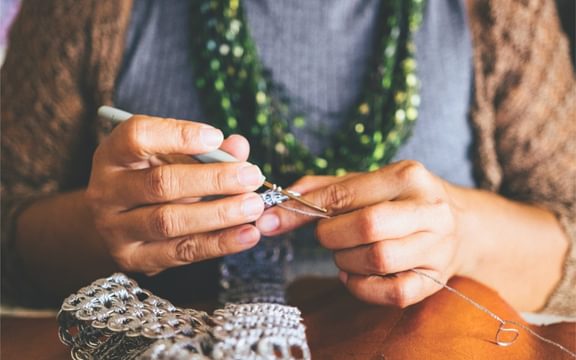 Knit n Natter event at care home
