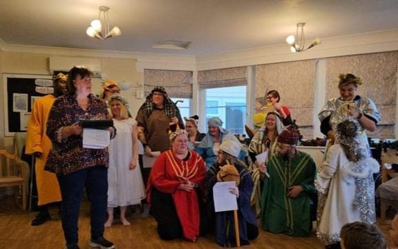 Hillside Care Homes team's nativity play