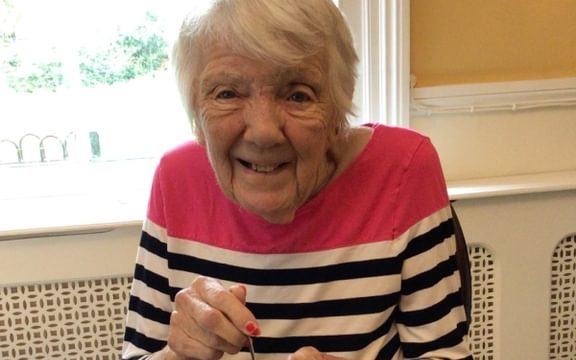 Guysfield Residential Care Home in Letchworth resident celebrates National Tea Day