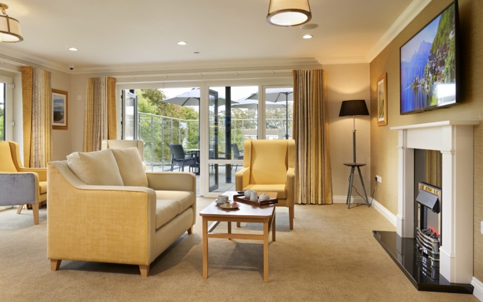 Interior of a Caring Homes dementia care home.
