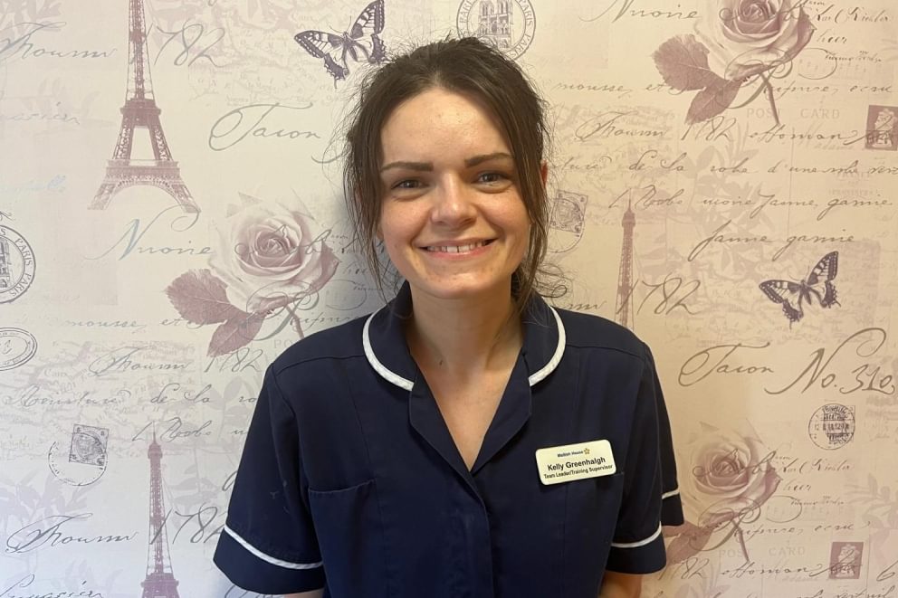 Kelly Greenhalgh from Mellish Care Home in Sudbury