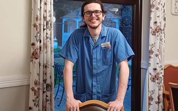 Liam at Sanford House Nursing Home