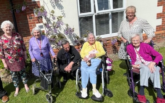 Parris Lawn Residents and Team in Lewes