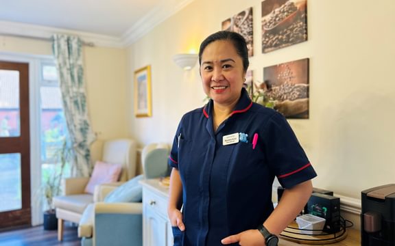 Raschelle at Sanford House Nursing Home in Norfolk