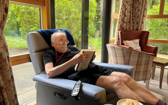 Whittington House Care Home in Cheltenham with resident John