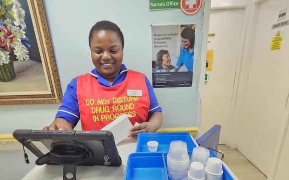 E MAR in action at four of our care homes. eMAR -electronic Medication Administration Recording