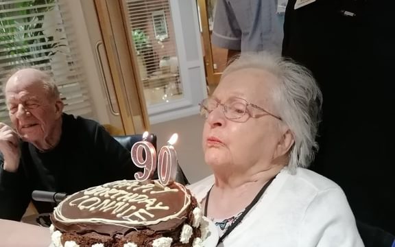 Connies 90th Birthday at Horsell Lodge Care Home