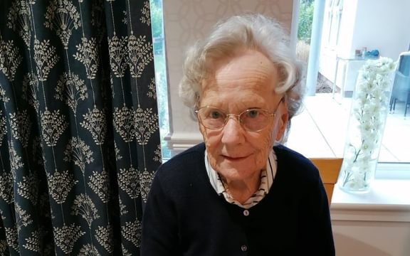 Residents making pizzas at Horsell Lodge