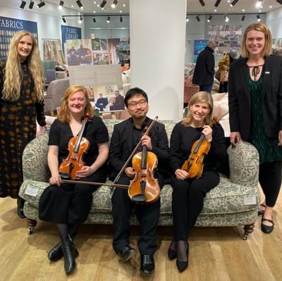 CBSO Musicians at Sofas and Stuff Showroom