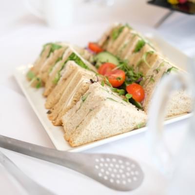 Photograph of sandwiches at an Afternoon Tea