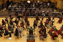 Photograph of the CBSO Youth Orchestra rehearsing at CBSO Centre