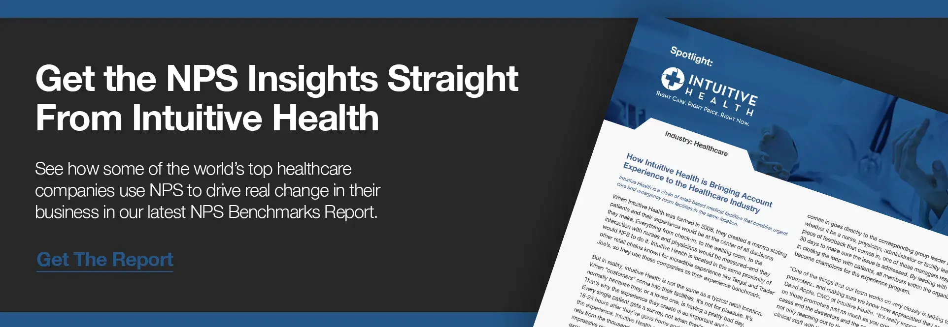 NPS healthcare benchmarks