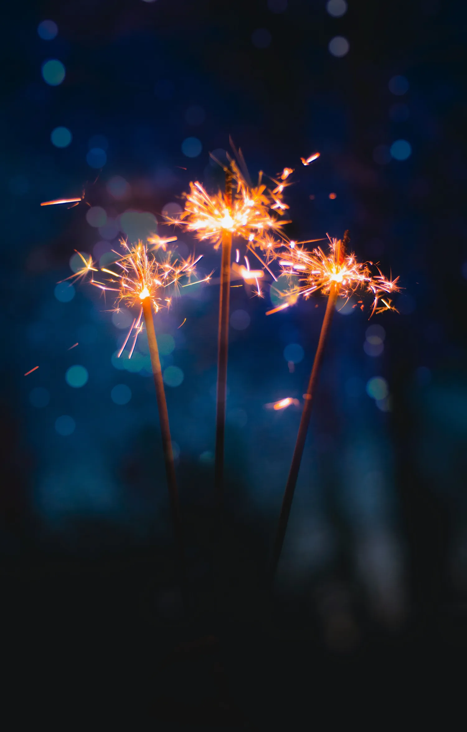 3 sparklers