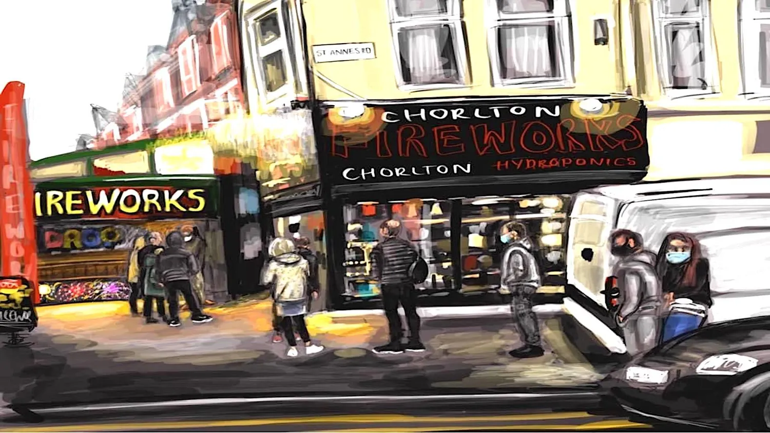 Chorlton Fireworks Shop front