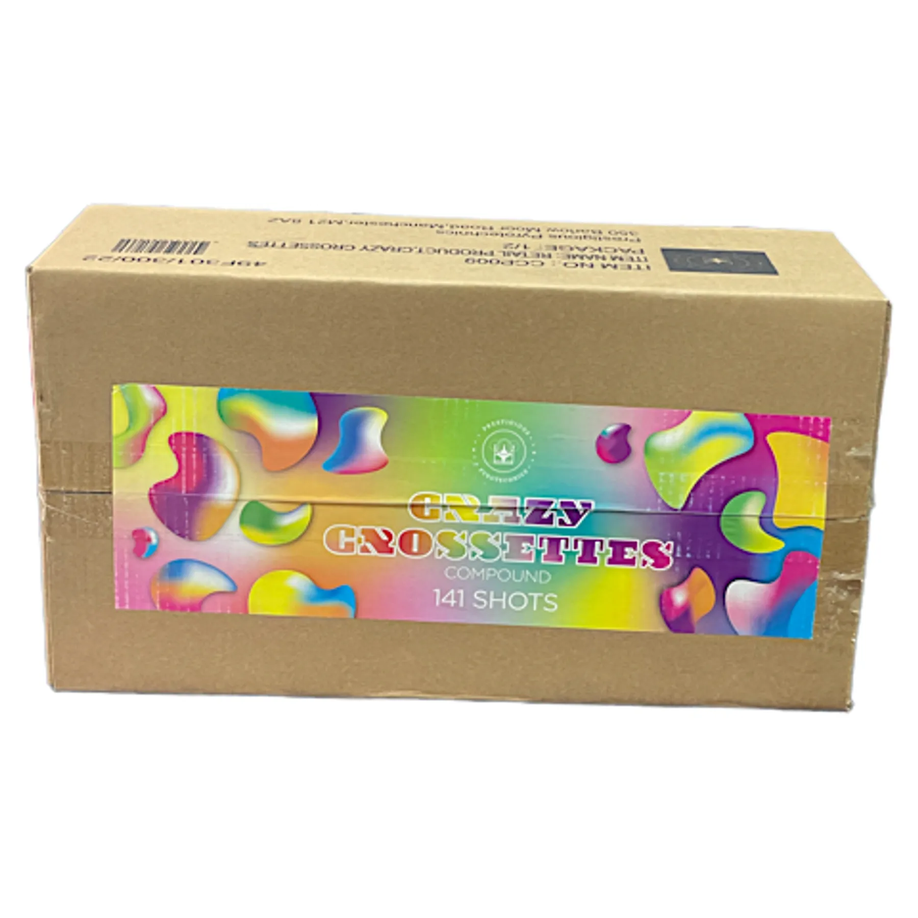 Crazy Crossettes compound firework