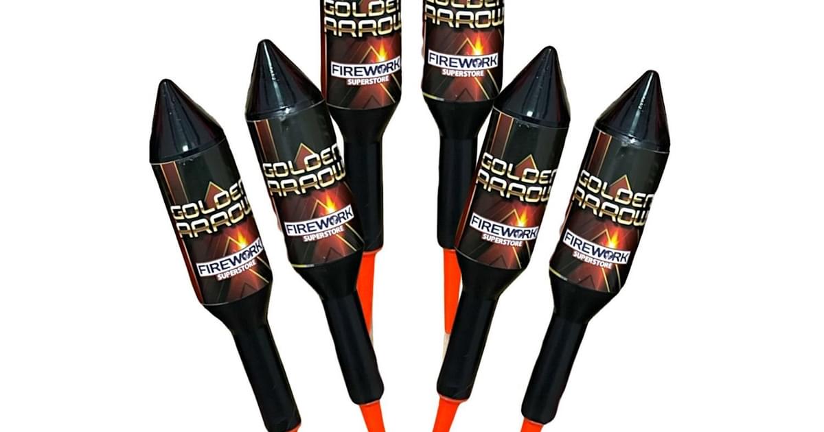 Cheap Fireworks Rockets Golden Arrow Rockets | Absolute Fireworks | Fireworks For Sale Offers