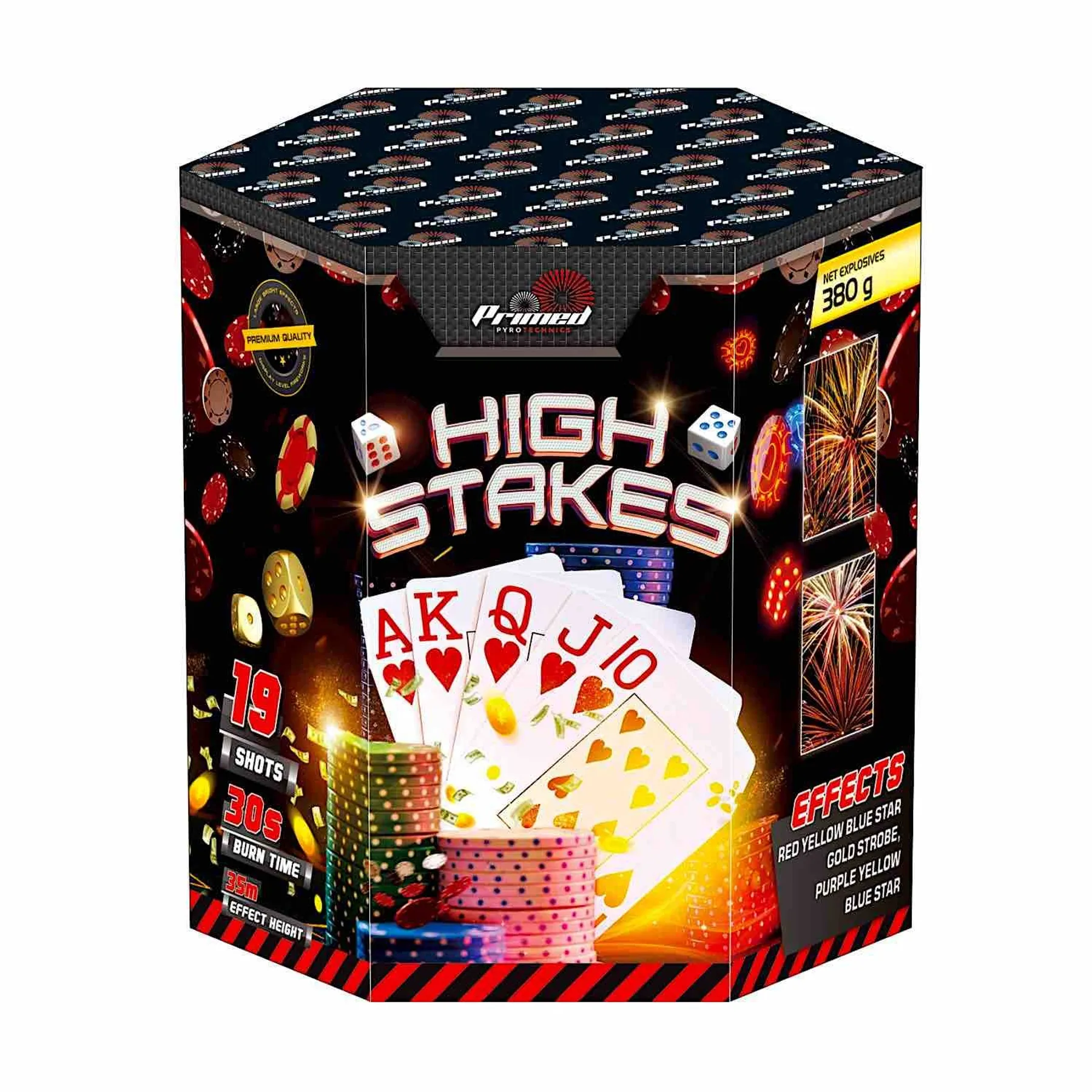 High Stakes Primed Fireworks Manchester