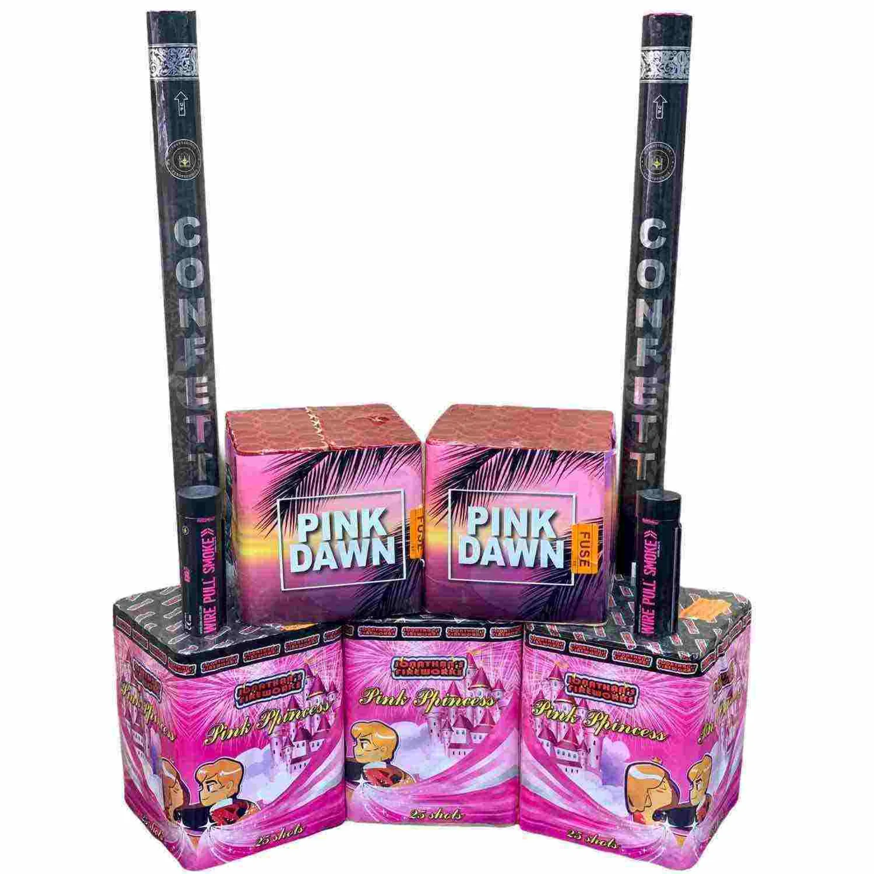 Pink Princess Pink Dawn Confetti Gender Reveal Girl Package BIG