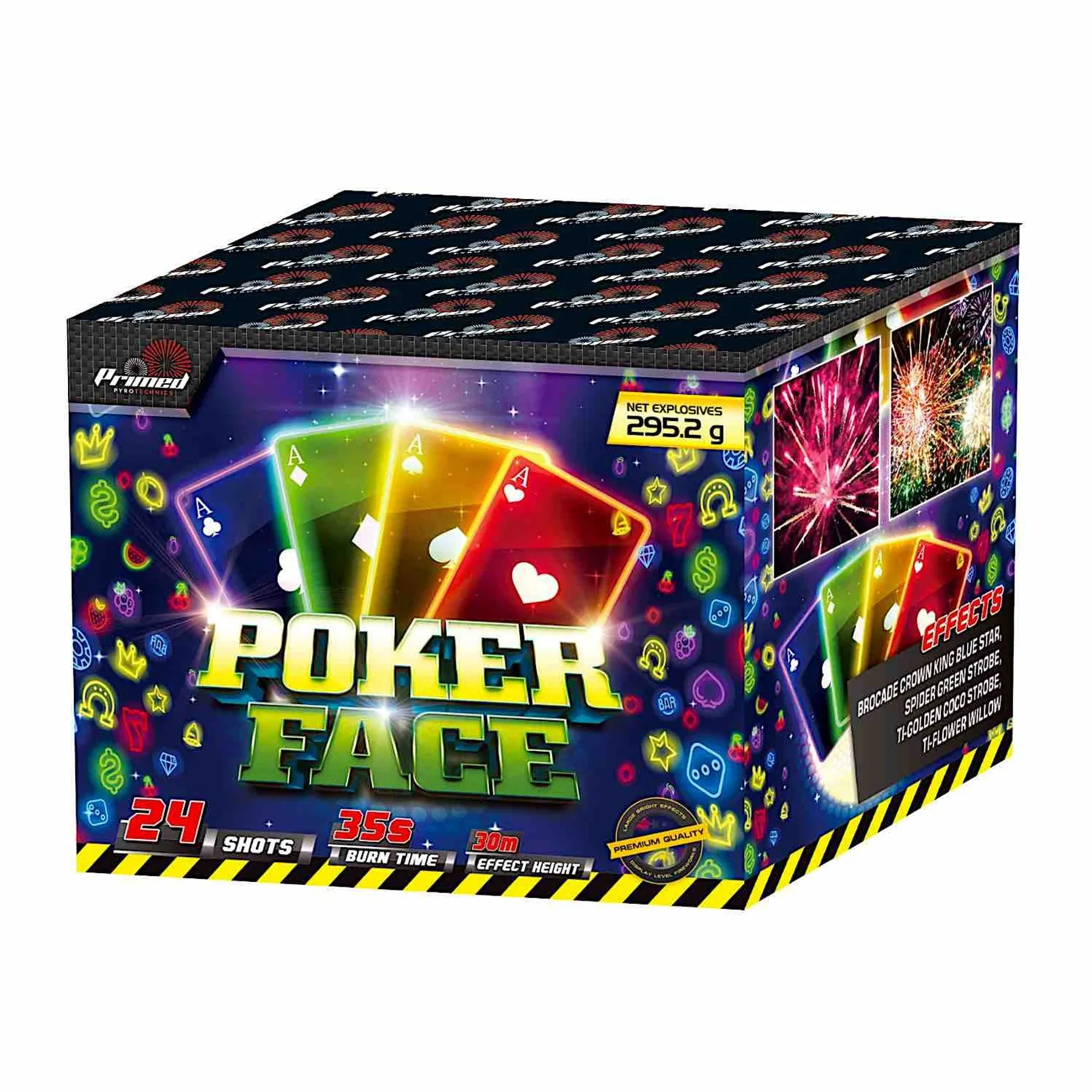 Poker Face Primed Fireworks Manchester