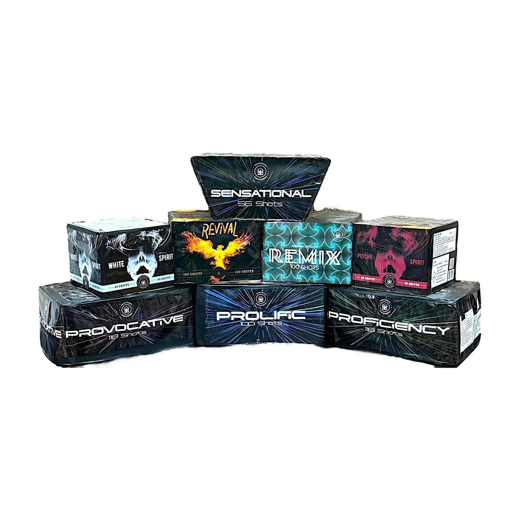 Prestigious Pyro Fireworks Special Elite 8 NYE Bundle