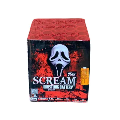 Scream 25 shot barrage from Klasek Fireworks