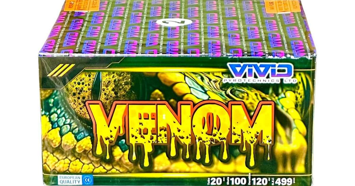Venom Firework Barrage From Vivid Pyrotechnics | Buy Fireworks Online